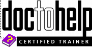 Logotip Doc-To-Help Certified Trainer, povezava vodi na 
	WexTechovo stran v ZDA